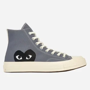 CDG Play x Converse Chuck 70 High Steel Gray