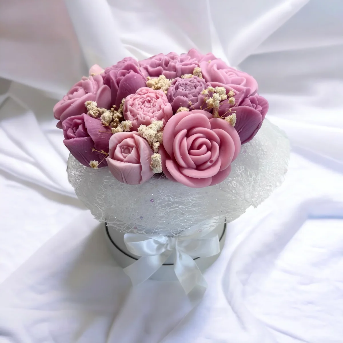 BOUQUET DE FONDANTS PARFUMES CAMAIEU DE ROSE – Image 2