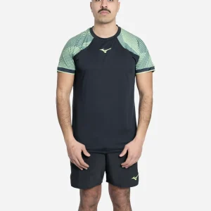 Tennis Shadow S/Sleeve Tee Black/Vert