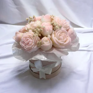 BOUQUET DE FONDANTS PARFUMES ROSE PALE