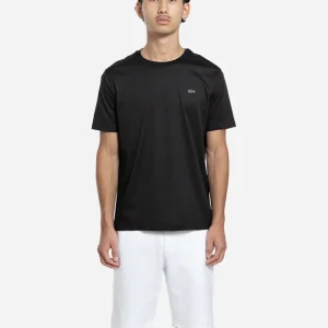 T-shirt en Coton avec Logo Brodé