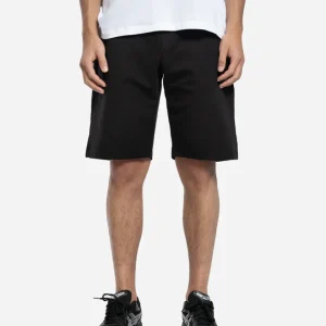 Short en Coton avec Logo Brodé