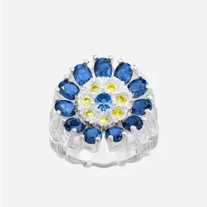 Bague Dorset Dahlia en Argent