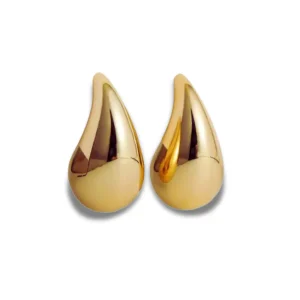 Boucle d'oreille goutte or