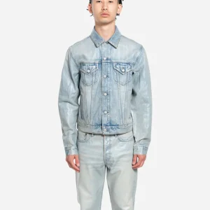 Veste en Jean à Finition Perlée