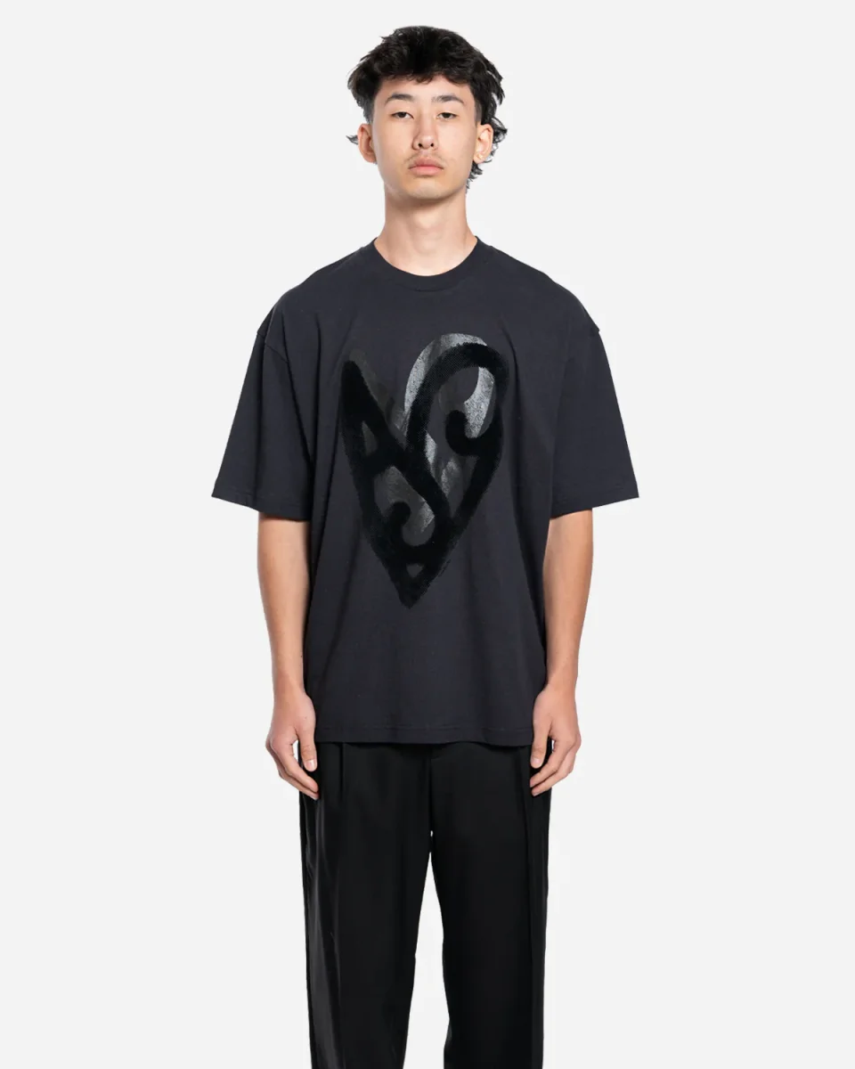 T-Shirt à Logo Heart AS en Spray – Image 6