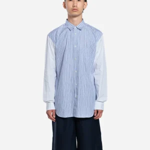 Chemise à Rayure Contrastée