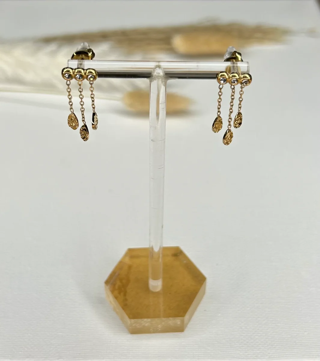 Boucles d’oreilles Baya strass – Image 4