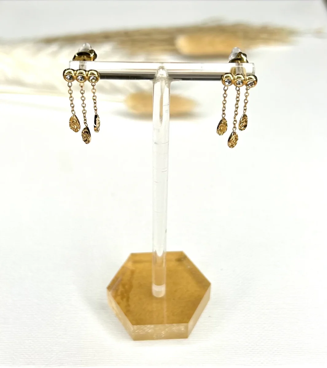 Boucles d’oreilles Baya strass – Image 5