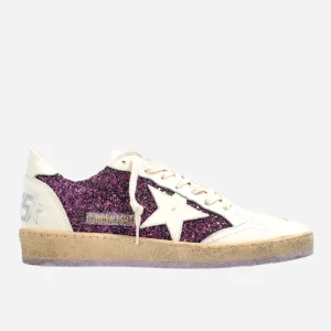 Ball Star Glitter Purple/White