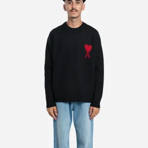 Pull Col Rond Ami De Coeur en Laine