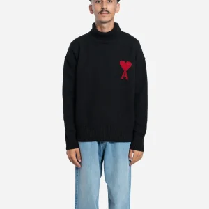 Pull Col Cheminée Ami De Coeur en Laine