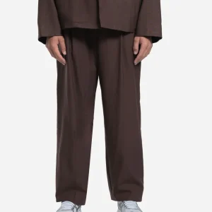 Pantalon Two Pleats Chocolat