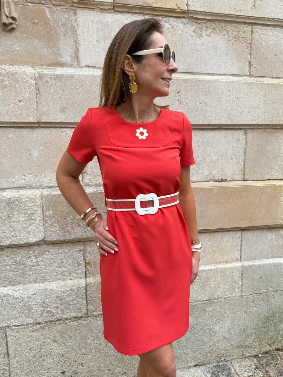 Robe orangeade PASSIONNEMENT Hippocampe