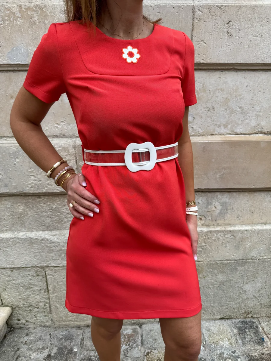 Robe orangeade PASSIONNEMENT Hippocampe – Image 5