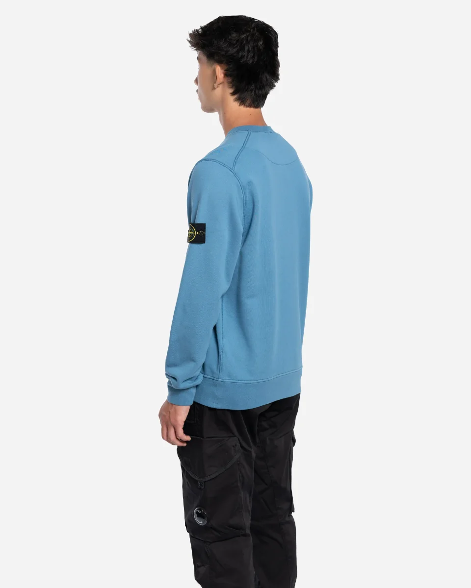 Sweatshirt à Col Rond Bleu Encre – Image 4