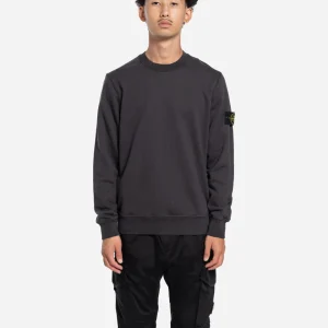 Sweatshirt à Col Rond Charbon