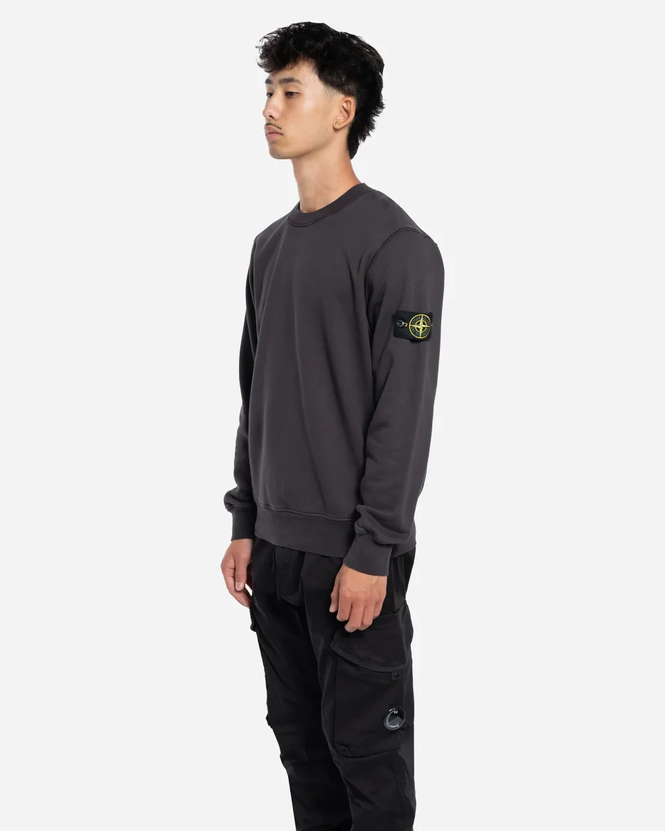 Sweatshirt à Col Rond Charbon – Image 3