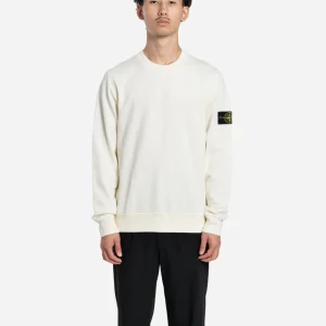 Sweatshirt Ras-du-Cou en Molleton Ivoire