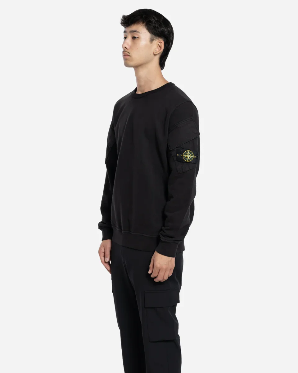 Sweatshirt à Poches Noir – Image 4