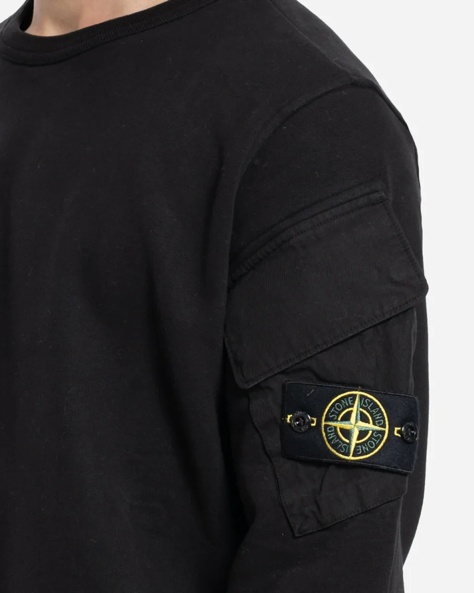 Sweatshirt à Poches Noir – Image 3