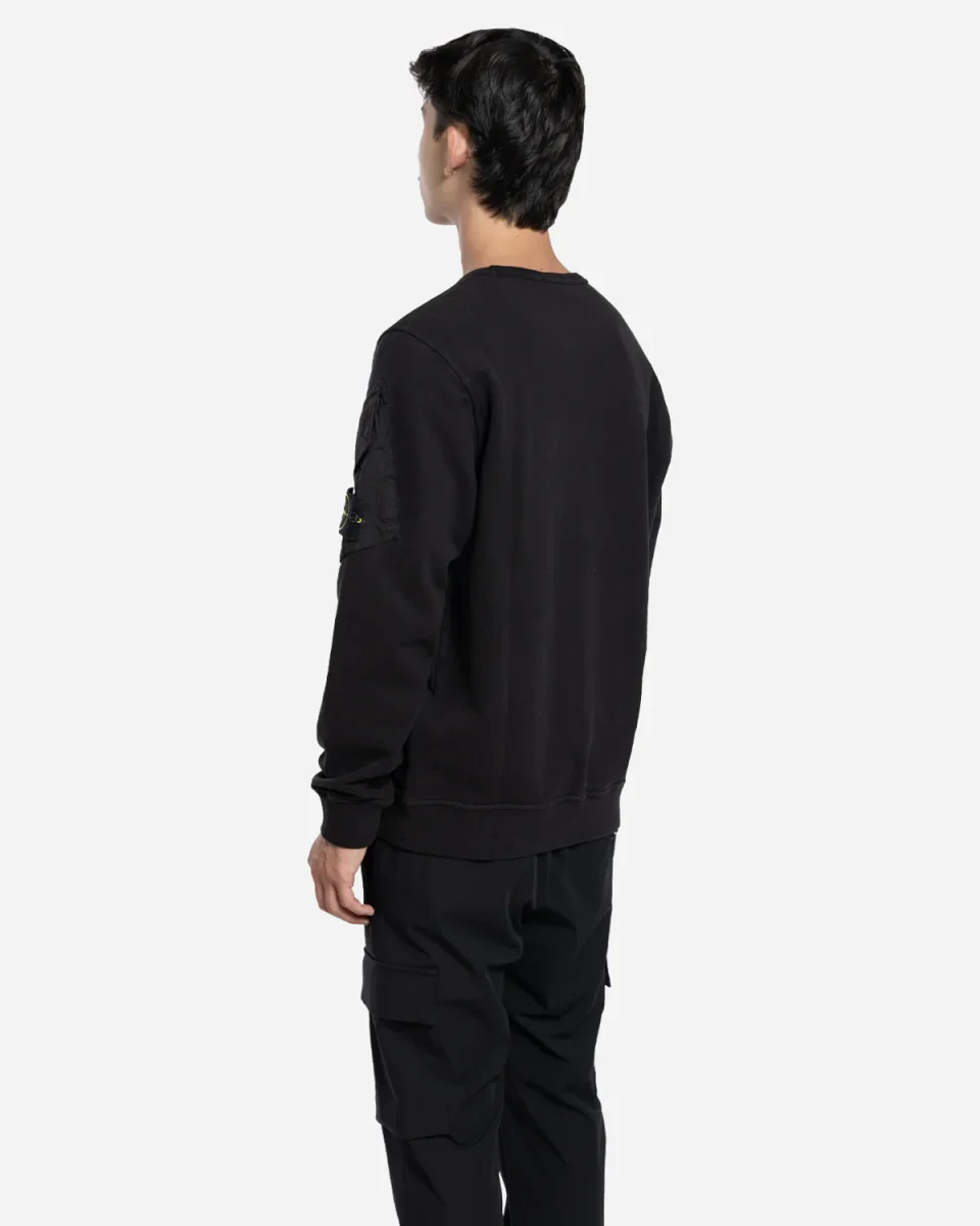 Sweatshirt à Poches Noir – Image 5
