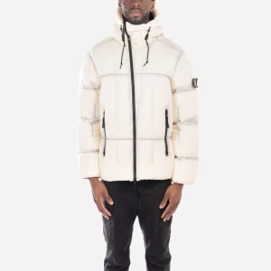 Doudoune à Capuche Ivoire