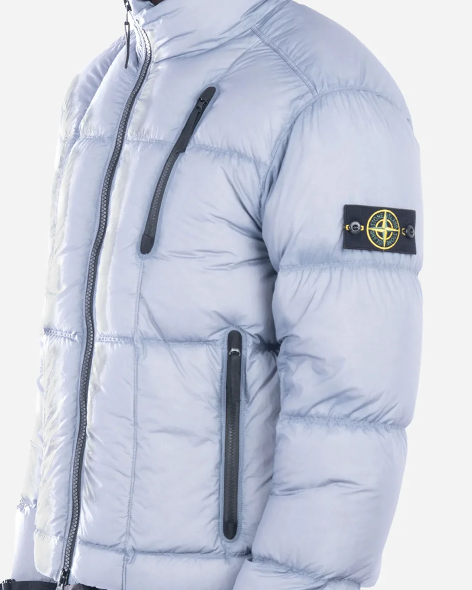 Doudoune à Col Montant Dark Blue – Image 3