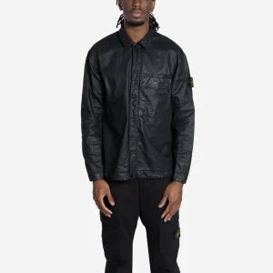 Surchemise en Tissu Nylon Panama Noire