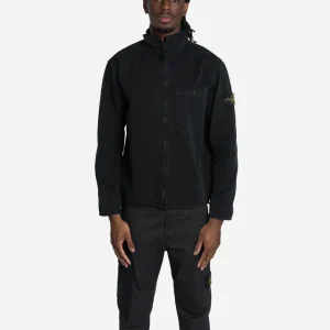 Surchemise en Coton Panama Noire