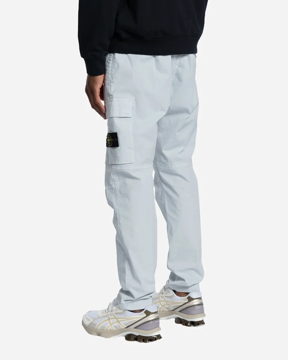 Pantalon Cargo en Sergé de Coton Bleu Ciel – Image 5