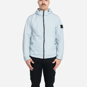 Veste à Capuche en Nylon Reps NY Sky Blue