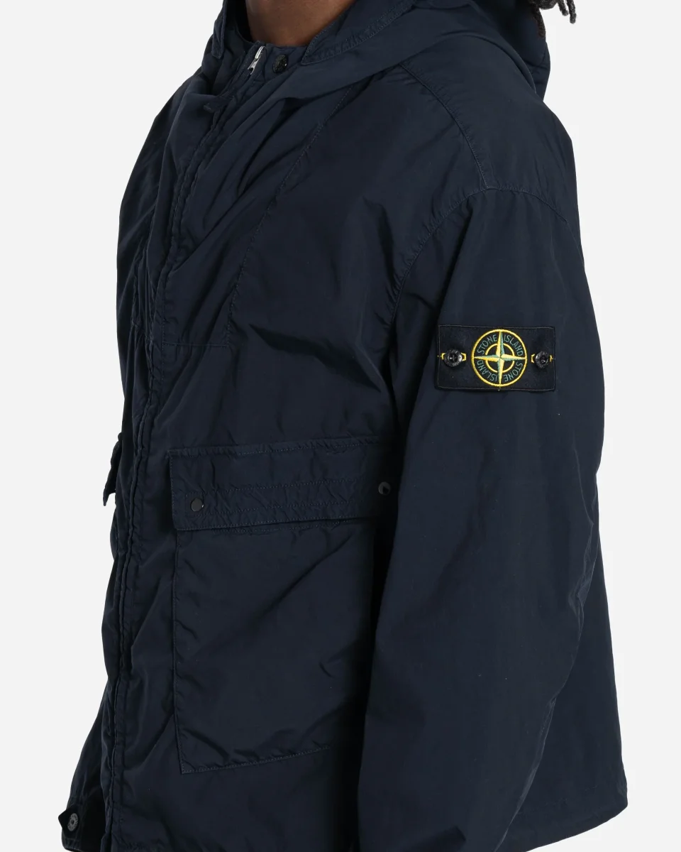 Veste Parka à Capuche Bleu Marine – Image 3