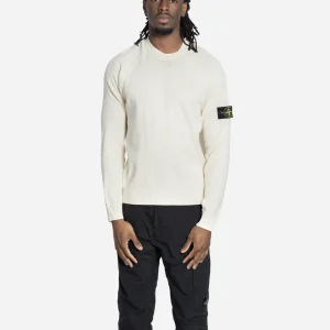 Pull Ras-Du-Cou avec Manches Raglan Ivory