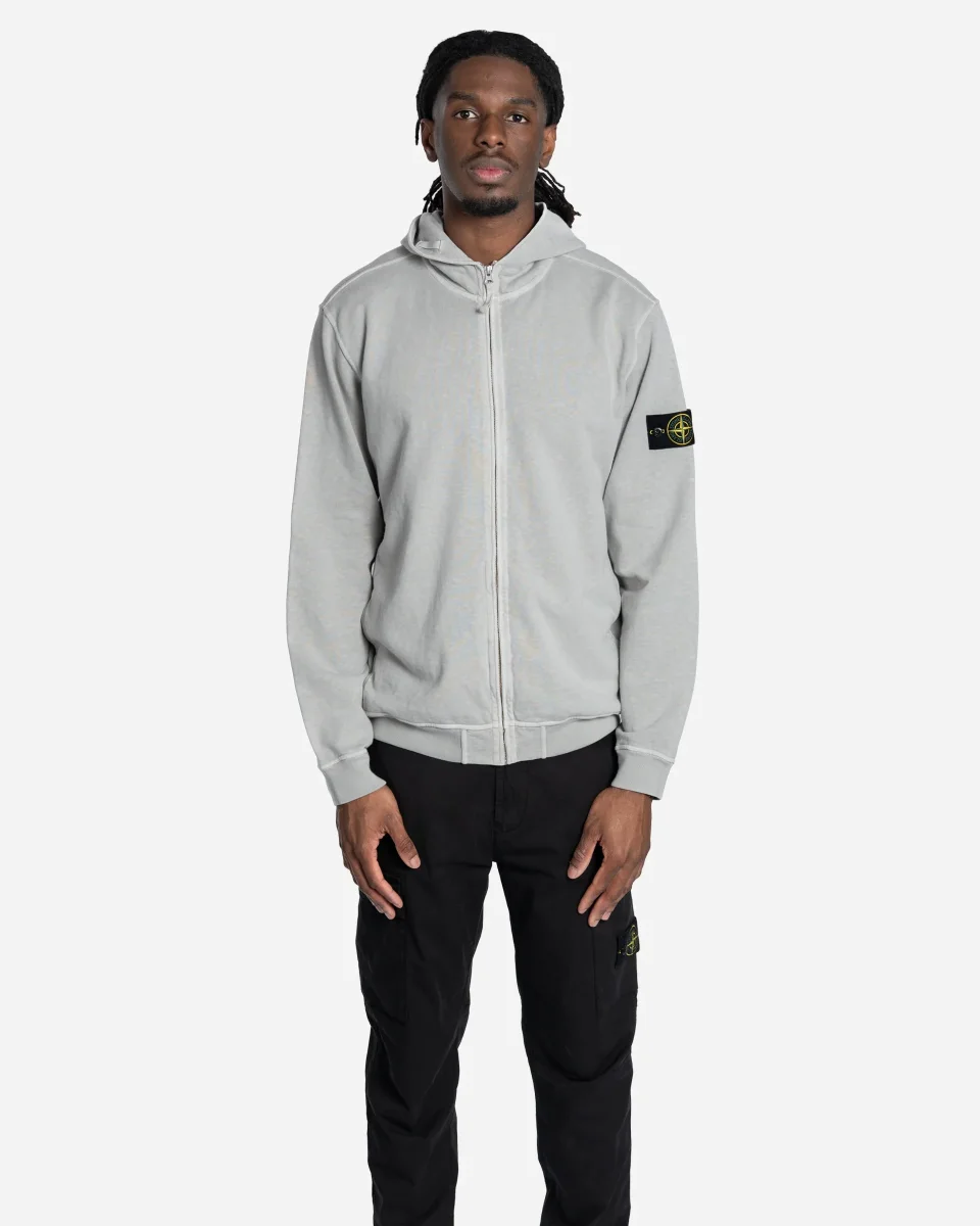 Sweatshirt Zippé Pearl Grey – Image 2