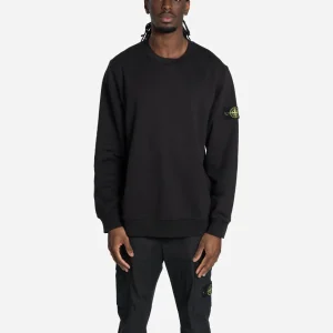 Sweatshirt à Col Rond Noir