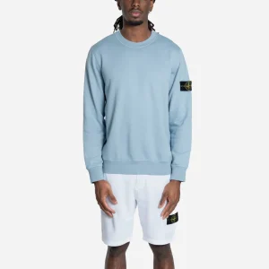 Sweatshirt Ras-du-Cou Bleu Poussière