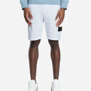 Bermuda en Molleton de Coton Bio Blanc