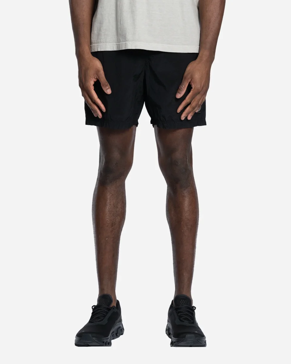 Short de Bain en Nylon Metal Noir