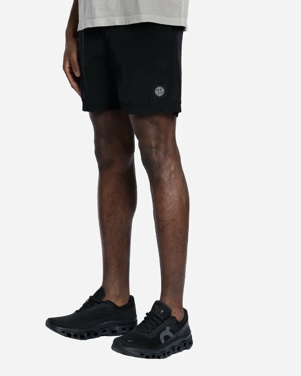 Short de Bain en Nylon Metal Noir – Image 4