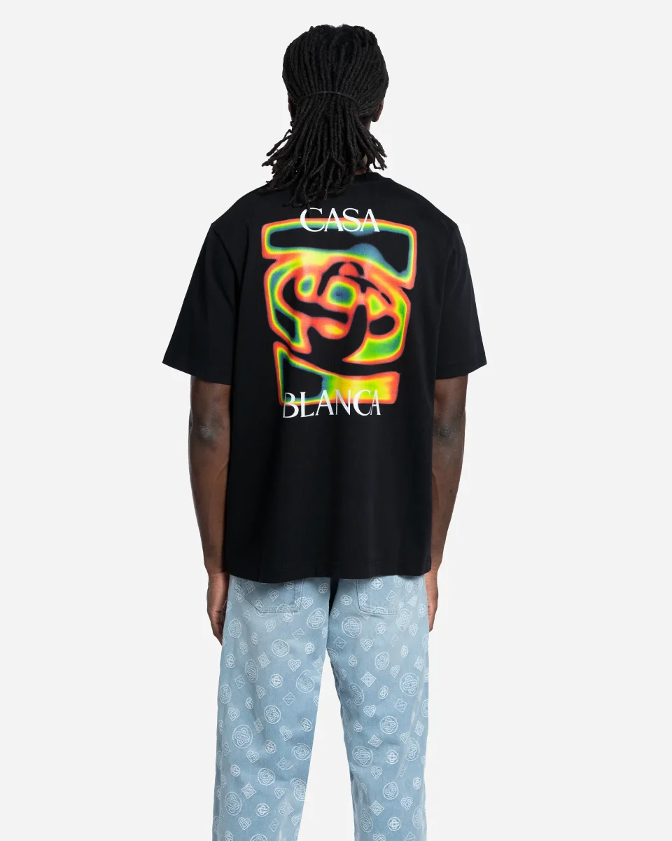 T-Shirt Heat Map Noir – Image 2