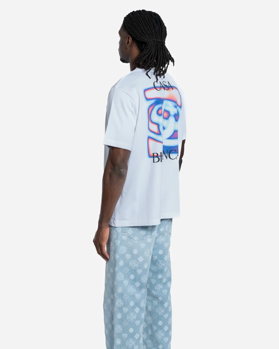 T-Shirt Heat Map Blanc – Image 4