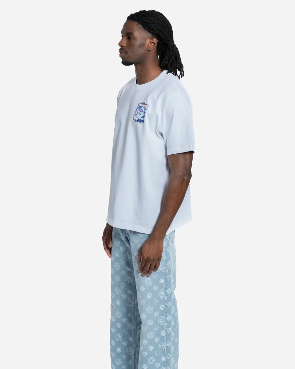 T-Shirt Heat Map Blanc – Image 5