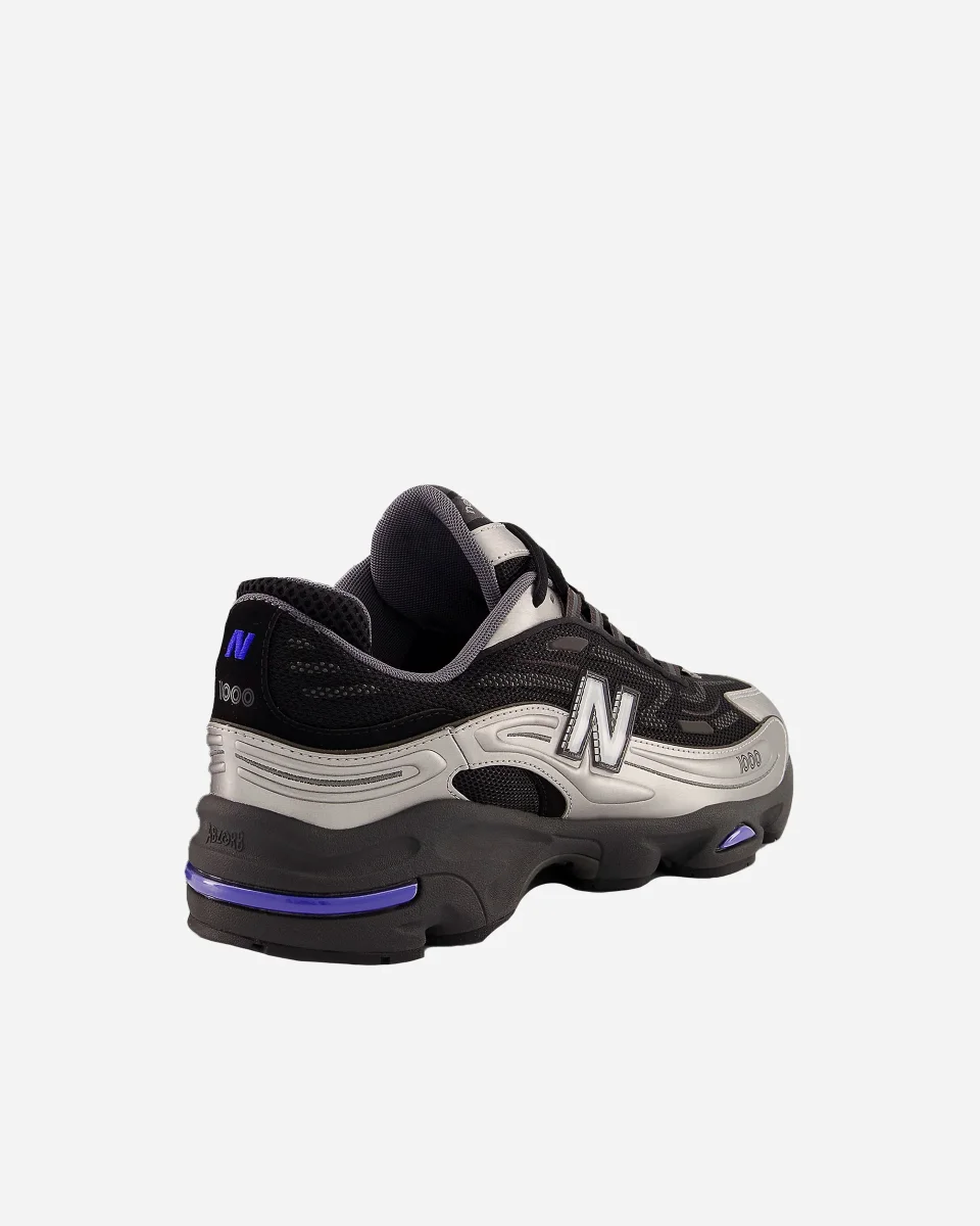 New Balance 1000 Black Silver – Image 4