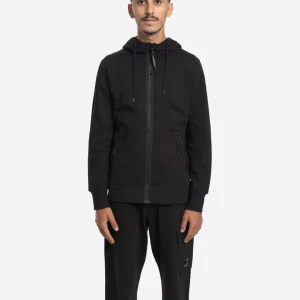 Sweatshirt à Capuche Goggle en Coton Brossé