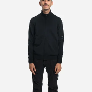 Cardigan Zippé en Laine Lambswool GRS