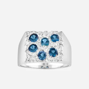 Chevalière Rose Garden en Argent