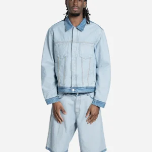 Veste Denim Déstructurée