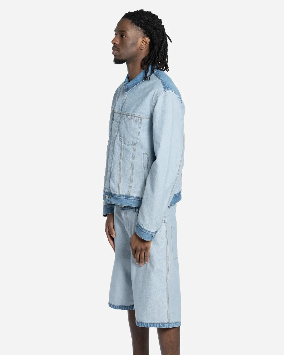 Veste Denim Déstructurée – Image 4