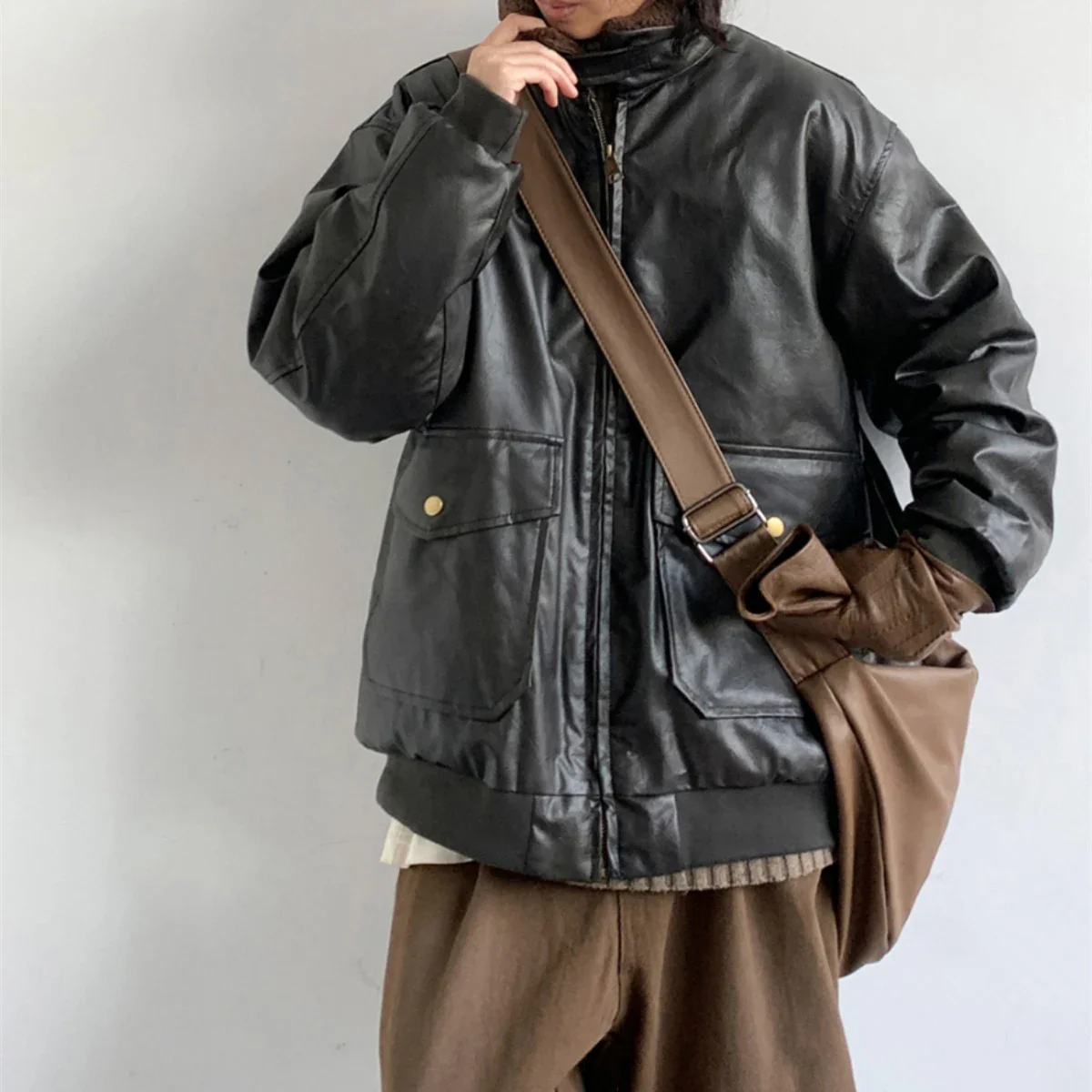 Blouson Cuir Vintage – Image 4
